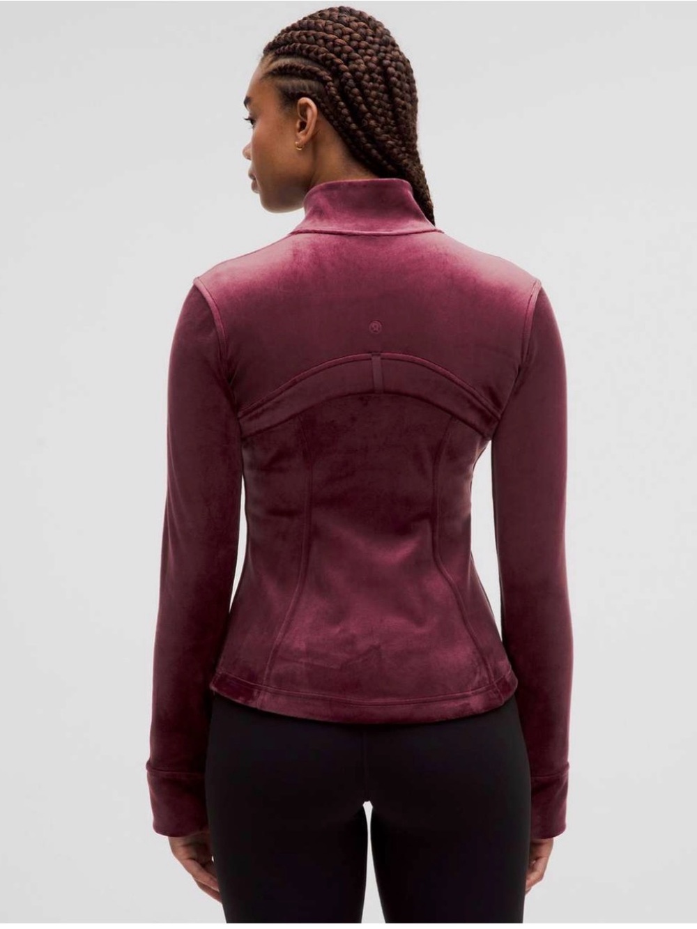 Lululemon Define Jacket Velvet in Garnet Size 10 - Picture 2 of 5